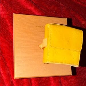 Louis Vuitton Vibrant Yellow Compact Wallet